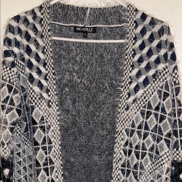 🌹Piccadilly Fuzzy Black Warm Sweater - Picture 2 of 11